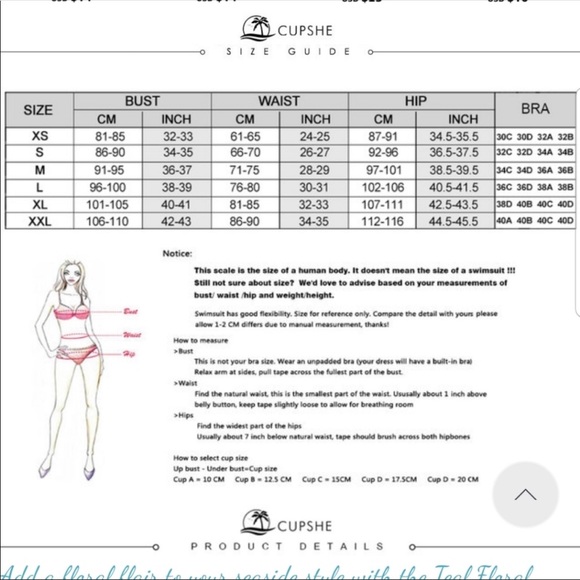 Cupshe B&W Swimsuit - Picture 7 of 7